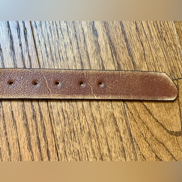 Eterio full grain leather belt Vintage size 44” - Picture 9 of 11